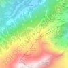 Mappa topografica Lago Chécrouit, altitudine, rilievo