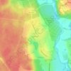 Mappa topografica Северный, altitudine, rilievo