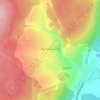 Mappa topografica Полуночное, altitudine, rilievo