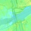 Mappa topografica Sukkur Barrage, altitudine, rilievo