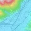 Mappa topografica Monte Carasso, altitudine, rilievo