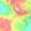 Mappa topografica Alto do Couso, altitudine, rilievo
