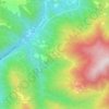 Mappa topografica Casabasciana, altitudine, rilievo