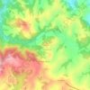 Mappa topografica Sismano, altitudine, rilievo