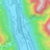 Mappa topografica Osogna, altitudine, rilievo