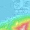 Mappa topografica Magadino, altitudine, rilievo