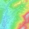 Mappa topografica Circolo di Lugano est, altitudine, rilievo