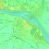Mappa topografica Sermide, altitudine, rilievo