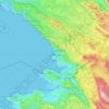Mappa topografica Trieste, altitudine, rilievo