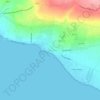 Mappa topografica Donnalucata, altitudine, rilievo