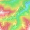 Mappa topografica Serrevecchio, altitudine, rilievo