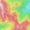 Mappa topografica Forcella, altitudine, rilievo