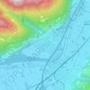 Mappa topografica Sementina, altitudine, rilievo