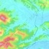 Mappa topografica Catigliano, altitudine, rilievo
