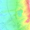 Mappa topografica Casali Scaramelli Manetti, altitudine, rilievo