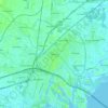 Mappa topografica Mestre, altitudine, rilievo