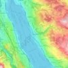 Mappa topografica Küsnacht, altitudine, rilievo