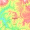 Mappa topografica Ariano Irpino, altitudine, rilievo