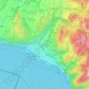 Mappa topografica Veveyse, altitudine, rilievo