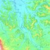 Mappa topografica Peccioli, altitudine, rilievo