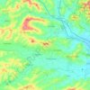 Mappa topografica Osimo, altitudine, rilievo