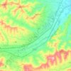Mappa topografica Jesi, altitudine, rilievo