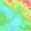 Mappa topografica Bassersdorf, altitudine, rilievo