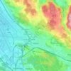 Mappa topografica Kloten, altitudine, rilievo