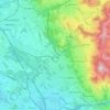 Mappa topografica Hinwil, altitudine, rilievo