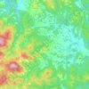 Mappa topografica Chiusdino, altitudine, rilievo