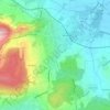 Mappa topografica Dielsdorf, altitudine, rilievo