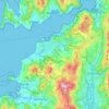 Mappa topografica Vigo, altitudine, rilievo