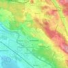Mappa topografica Volketswil, altitudine, rilievo
