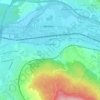 Mappa topografica Schlieren, altitudine, rilievo