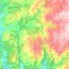 Mappa topografica Fornelos de Montes, altitudine, rilievo