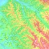 Mappa topografica Montespertoli, altitudine, rilievo