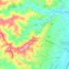 Mappa topografica Monsano, altitudine, rilievo