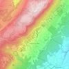 Mappa topografica Mont-la-Ville, altitudine, rilievo