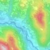 Mappa topografica Croglio, altitudine, rilievo