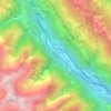 Mappa topografica Giornico, altitudine, rilievo