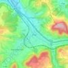Mappa topografica Frick, altitudine, rilievo