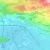 Mappa topografica Uznach, altitudine, rilievo