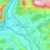 Mappa topografica Oftringen, altitudine, rilievo