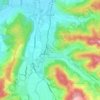 Mappa topografica Schöftland, altitudine, rilievo