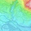 Mappa topografica Morbio Inferiore, altitudine, rilievo