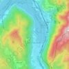 Mappa topografica Riva San Vitale, altitudine, rilievo