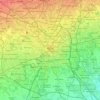 Mappa topografica Milano, altitudine, rilievo