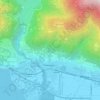 Mappa topografica Gordola, altitudine, rilievo