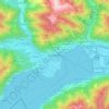 Mappa topografica Locarno, altitudine, rilievo