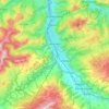 Mappa topografica Wattwil, altitudine, rilievo